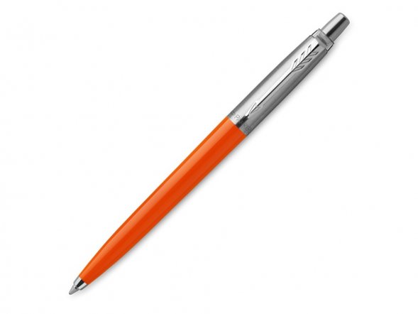Шариковая ручка Parker Jotter Originals Orange Chrome CT, стержень: M blue в подарочной упаковке 