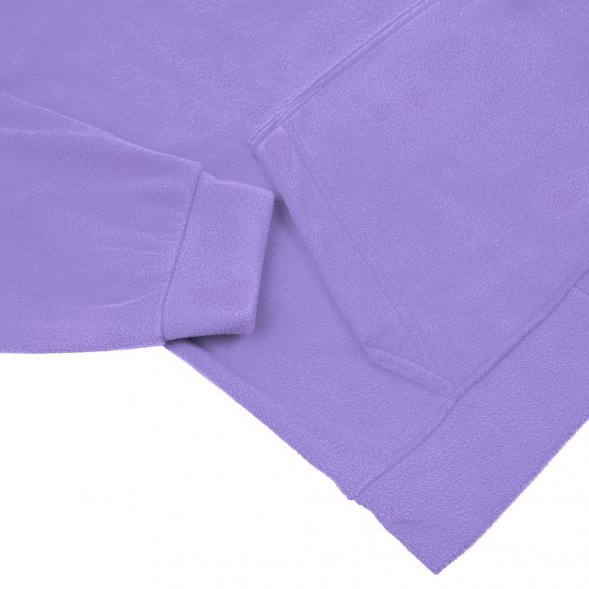 Худи флисовое унисекс Manakin, сиреневое 