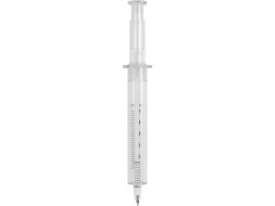 Ручка шариковая Шприц, прозрачный