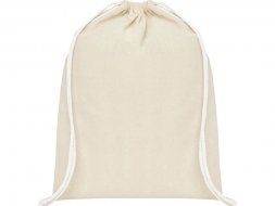 Рюкзак со шнурком Tenes из хлопка плотностью 140 г/м2, natural