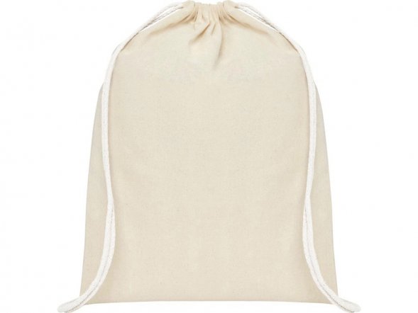 Рюкзак со шнурком Tenes из хлопка плотностью 140 г/м2, natural 