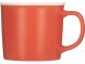 Матовая кружка Nancy 360 мл цветная снаружи, белая внутри, коралловый 