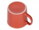 Матовая кружка Nancy 360 мл цветная снаружи, белая внутри, коралловый 
