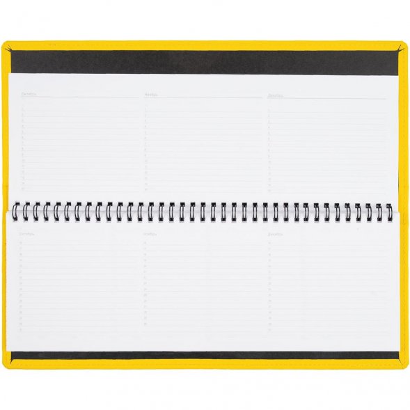 Планинг Grade, недатированный, желтый 