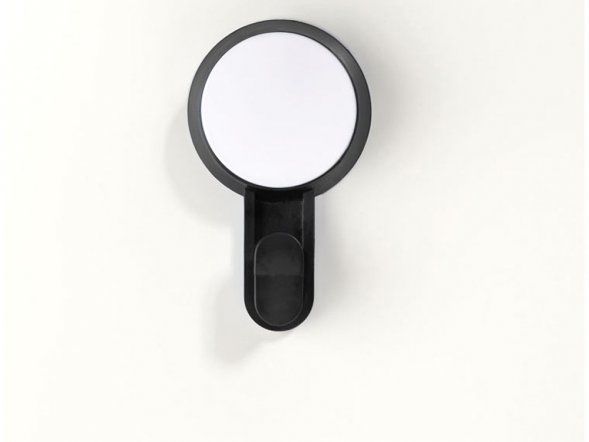 Крючок на присоске, черный 