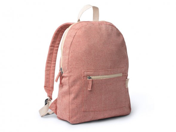 Рюкзак FIRENZA из переработанного хлопка, красный 