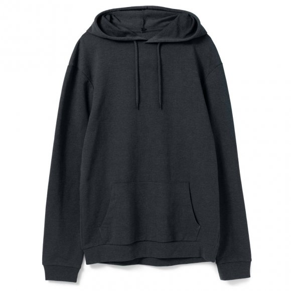 Толстовка с капюшоном унисекс Hoodie, темно-серая 