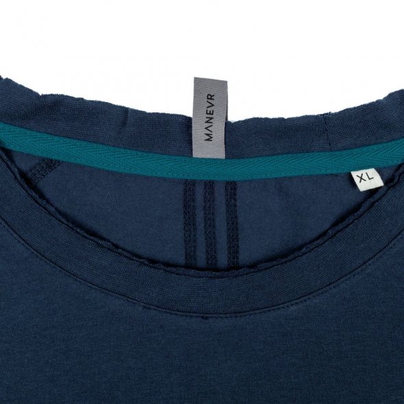 Футболка унисекс Vozduh 1.0, темно-синяя 