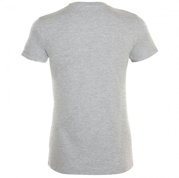 Футболка женская «Ты у меня вот здесь», серый меланж 