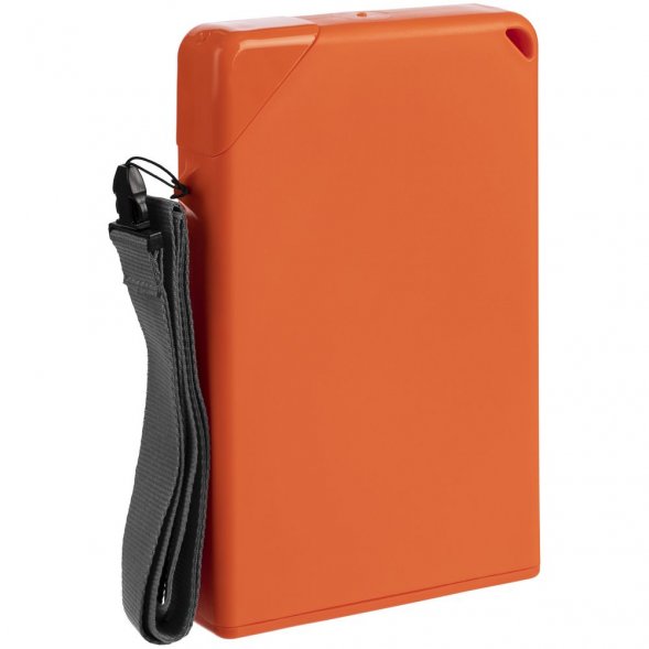 Плоская бутылка для воды Flacon, оранжевая 