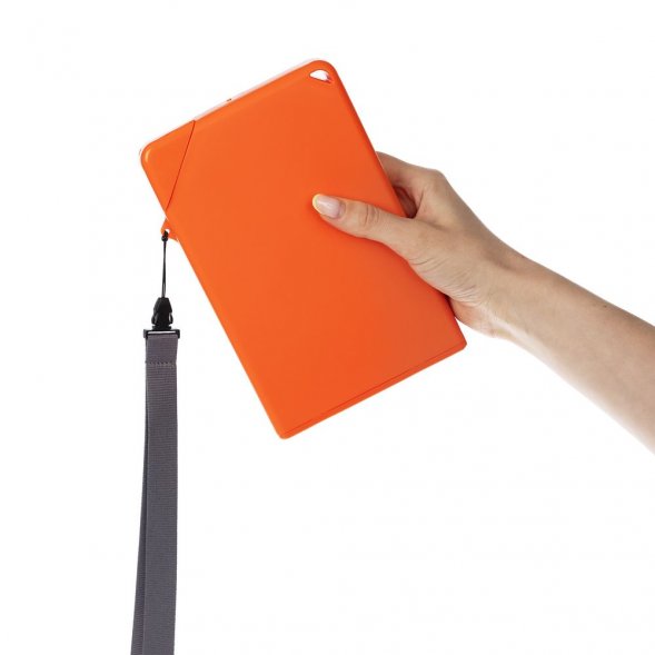 Плоская бутылка для воды Flacon, оранжевая 