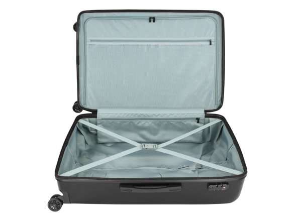 Чемодан BUGATTI Kallisto, чёрный, АБС-пластик, 50,5х30,5х74 см, 100 л 