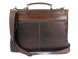 Портфель BUGATTI Romano 15&amp;#039;&amp;#039;, коричневый, натуральная воловья кожа, 40х12х30 см 