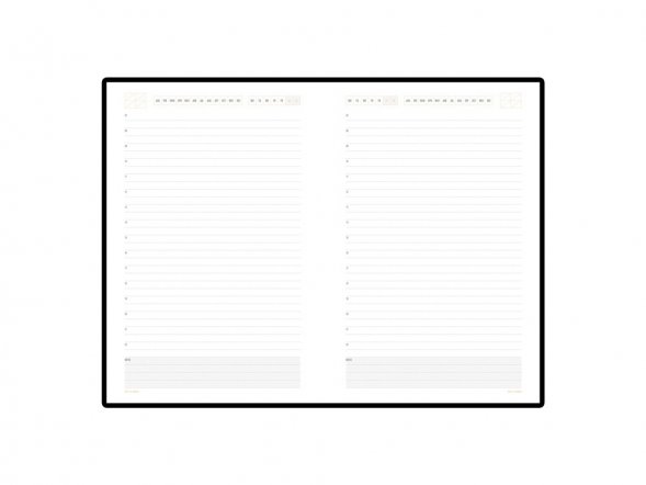 Ежедневник А5 недатированный Mercury, оранжевый 