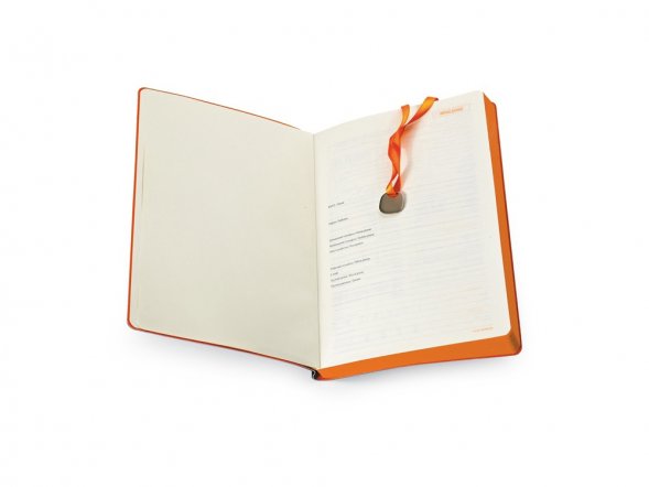 Ежедневник А5 недатированный Mercury, оранжевый 