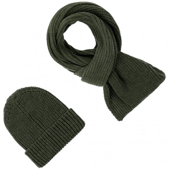 Шарф Nordkyn, зеленый (оливковый) 