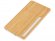 Беспроводное зарядное устройство-органайзер из бамбука Timber, натуральный/белый 