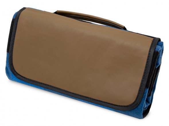 Плед для пикника Recreation, синий/черный 