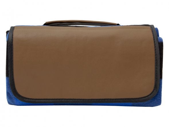 Плед для пикника Recreation, синий/черный 