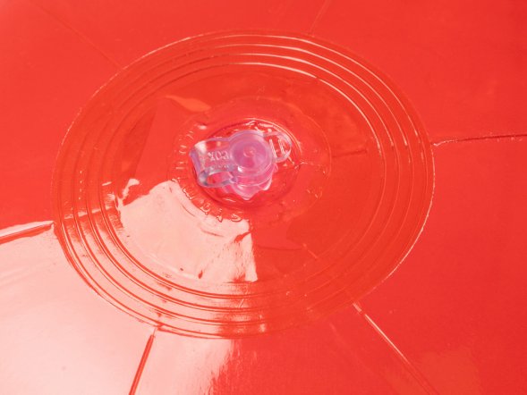 Надувной пляжный мяч Kipar, красный 