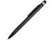 Ручка-стилус пластиковая шариковая Poke, черный 