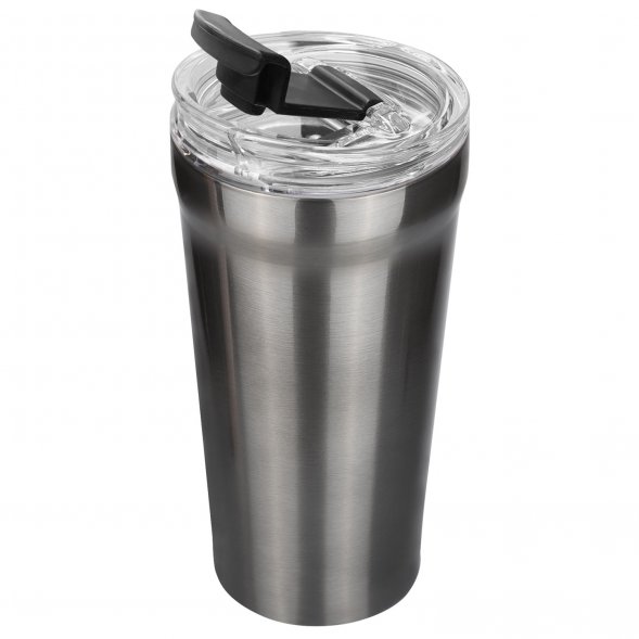 Термокружка вакуумная Forte, серая 