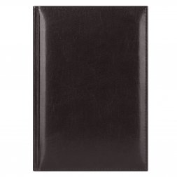 Ежедневник Madrid недатированный в подарочной коробке, коричневый (натур. кожа)