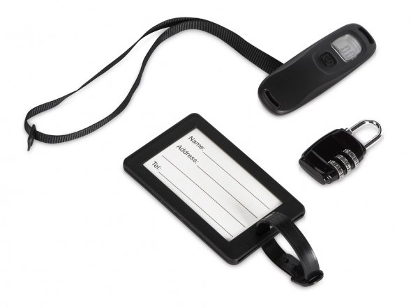 Набор для путешествия: весы, замок, бирка World 