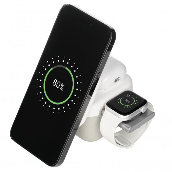 Беспроводная зарядная станция 3в1 15W Cube Wireless Magnetic 