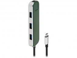 Хаб USB Rombica Type-C Chronos Green