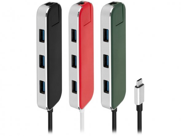 Хаб USB Rombica Type-C Chronos Green 