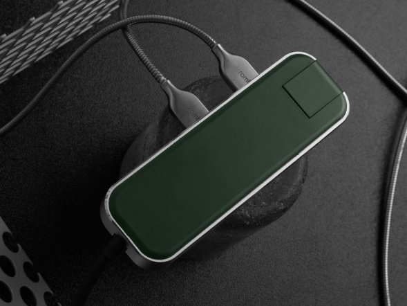 Хаб USB Rombica Type-C Chronos Green 