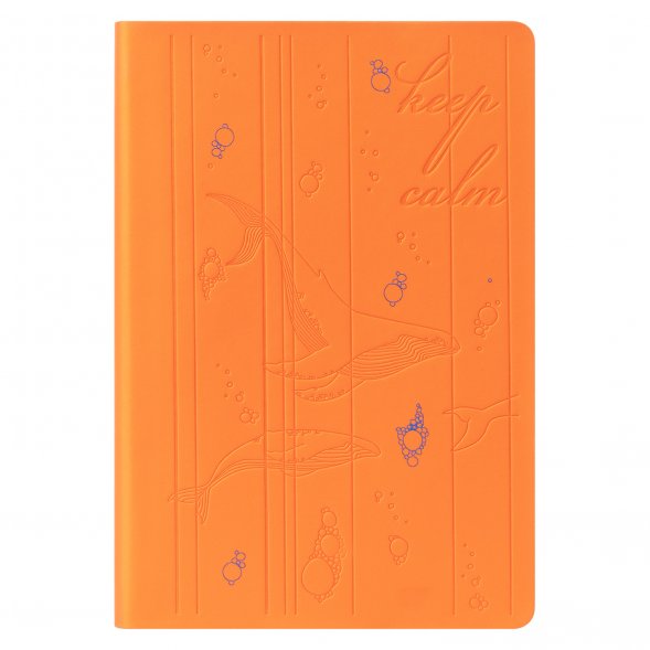 Ежедневник Moon river недатированный, оранжевый 