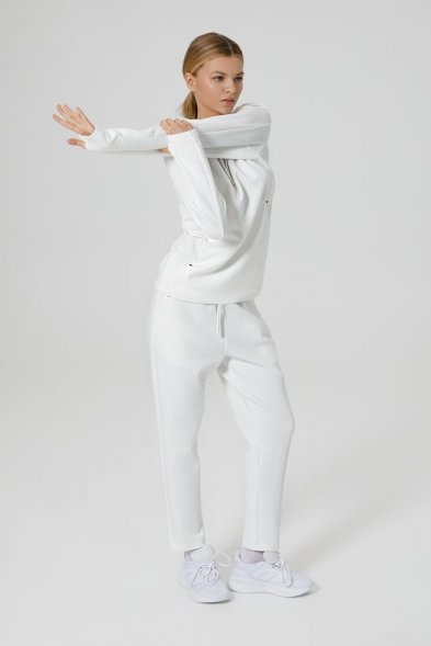 Худи унисекс Begi, молочно-белое 