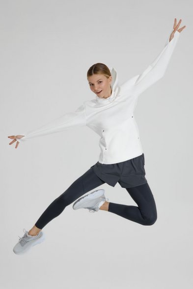 Худи унисекс Begi, молочно-белое 