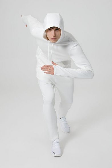 Худи унисекс Begi, молочно-белое 