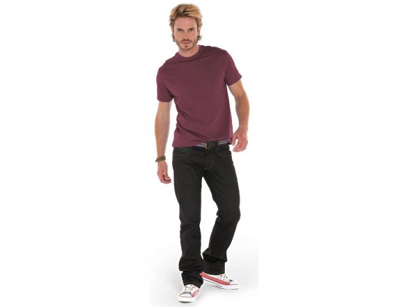 Футболка Heavy Super Club мужская, бордовый портвейн 