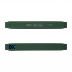 Внешний аккумулятор с подсветкой Ancor PD Plus 10000 mAh, зеленый