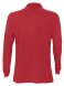 Рубашка поло мужская с длинным рукавом Star 170, красная 