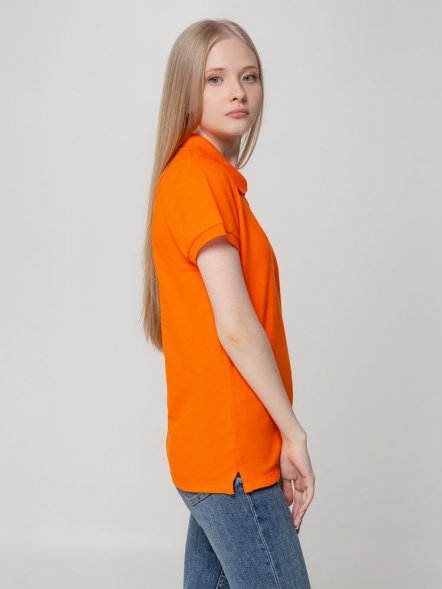 Рубашка поло женская Virma Lady, оранжевая 
