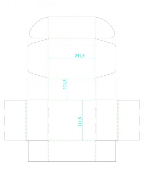 Коробка Grande, крафт 