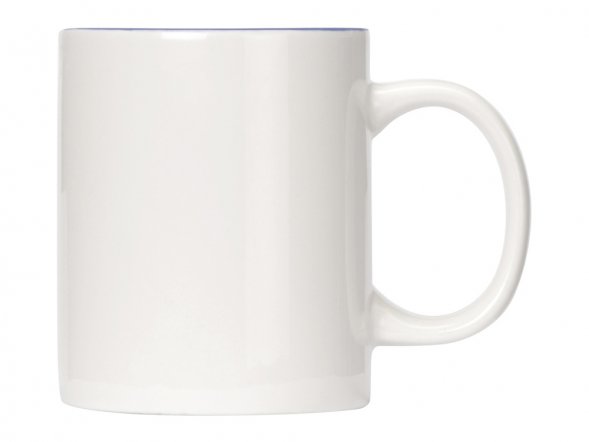 Кружка Sublime Color XL 440мл, белый/синий 