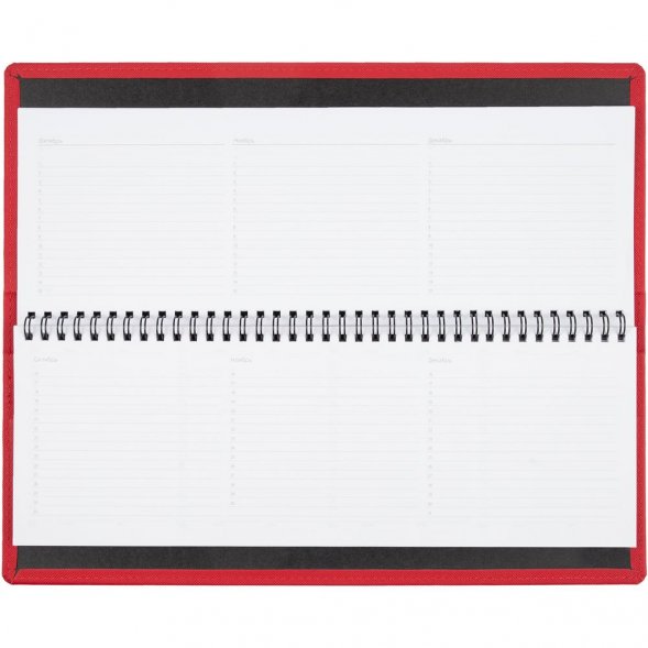 Планинг Grade, недатированный, красный 