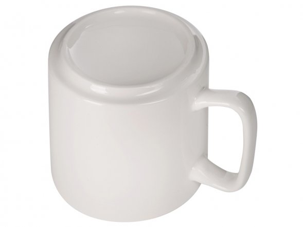 Кружка Kos, 370 мл, белый, с квадратной ручкой 