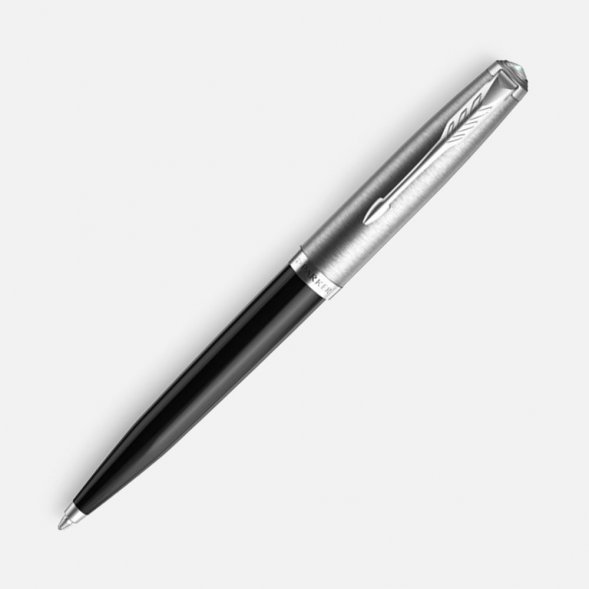 Ручка шариковая Parker 51 Black CT, черная 
