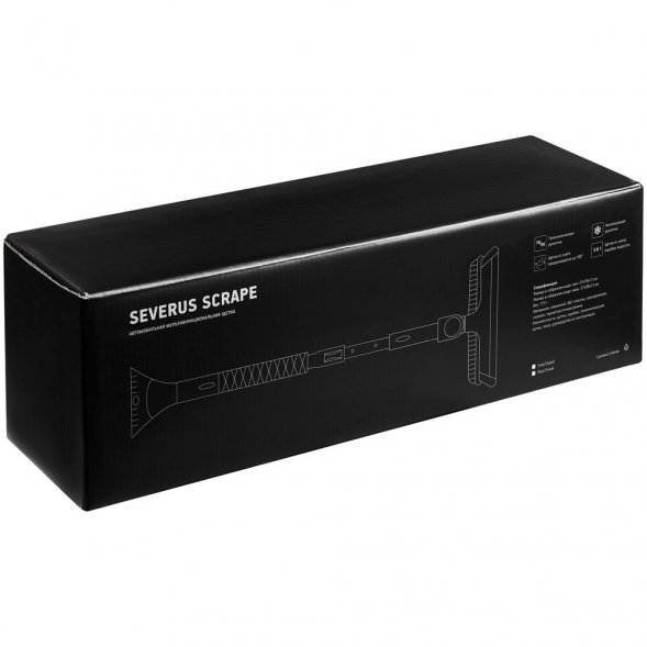 Автомобильная мультифункциональная щетка Severus Scrape, серая 