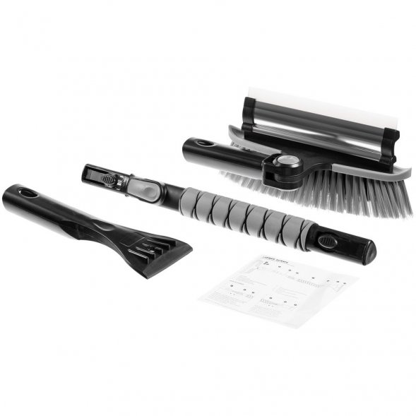 Автомобильная мультифункциональная щетка Severus Scrape, серая 