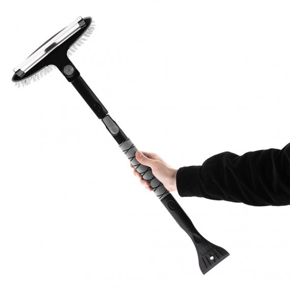 Автомобильная мультифункциональная щетка Severus Scrape, серая 