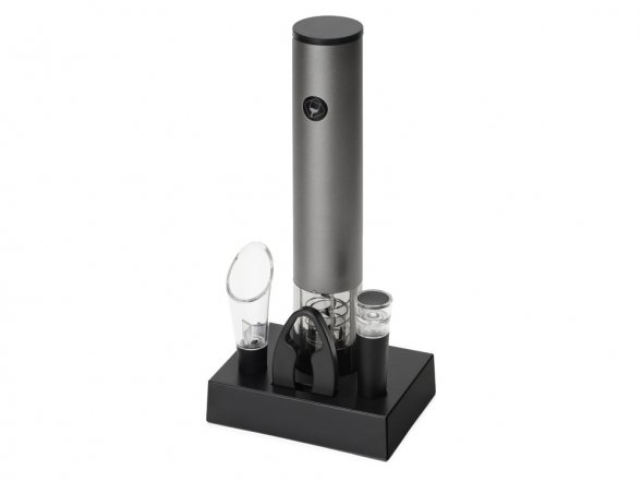 Набор винных аксессуаров Palermo с электрическим штопором на док-станции 