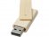 Rotate, USB-накопитель объемом 16 ГБ из бамбука, бежевый 